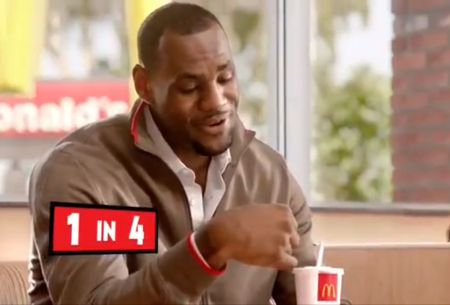 mc donalds lebron james