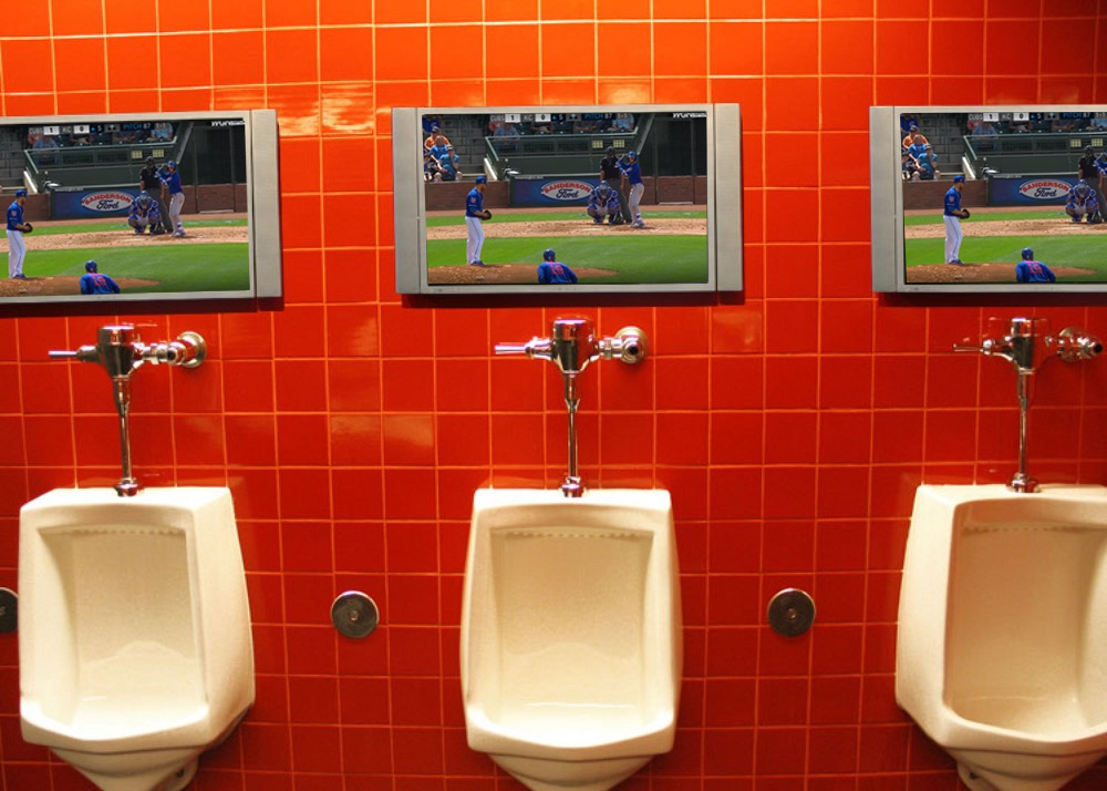 Cubs sign ‘innovative’ deal to broadcast games above urinals at Chuck E